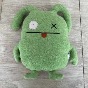 VTG 2004 12" Plush OX Green UGLYDOLL Stuffed Animal Toy Soft